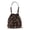 Coffee, variant on Womens Shoulder Tote Bag Faux Suede Handbag Top Handle with Chains Underarm Satchel