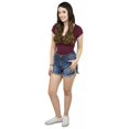 thumbnail image 3 of JuicyTrendz Women's High Waist Denim Five Pocket Shorts Stretchy Casual Fit Skinny Jean Style Blue L, 3 of 6