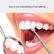 thumbnail image 4 of Vogacara Herramienta de llenado, separador de dentista, tallado antideslizante, limpieza segura, cortador fresco, empastes dentales, cuidado de la cuidado de los oídos 5.5 cm Vogacara CE015287-04, 4 of 6