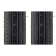 thumbnail image 2 of Sunlite Road Raised Center Recreational Low Resistance Black Gum Wall Tire Pair 27 x 1-1/4, 2 of 2