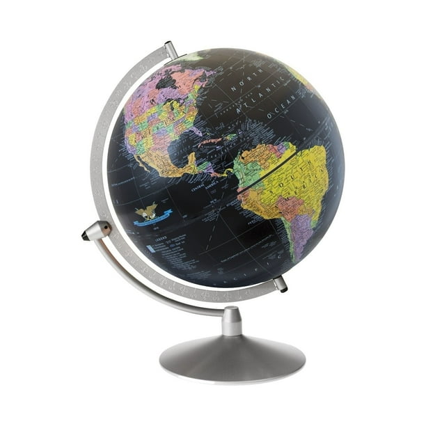 Replogle Globes Midnight Starlight Steelframe Desktop World Globe