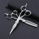 thumbnail image 5 of Juego de tijeras profesionales para cortar el cabello, 15 cm (6 pulgadas), acero japonés, kit de tijeras de peluquería para barbería y salón., 5 of 5