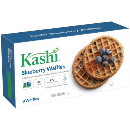 Kashi Blueberry Waffles 8 ct Box - Walmart.com