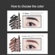 thumbnail image 5 of Lápiz de cejas con cabeza con cepillo de cejas Triángulo Cabeza de pluma Rotación automática Impe DNM Lápiz de cejas, 5 of 7