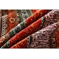 thumbnail image 2 of NEWLAKE Cotton Bedspread Queen Quilt Sets Reversible Patchwork Coverlet Set, Red Striped Jacquard Pattern, 2 of 8