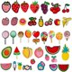 thumbnail image 2 of 40 Pices D'cussons De Fruits Repasser Pour Les Vtements D'enfants, Motif De Fruits, Brods, Coudre Sur Les Vestes, Sacs Dos, Casquettes, Jeans Pour, 2 of 5