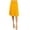 Ash Mustard, variant on Women's Casual Stretch Basic Foldable High Waist Relaxed Fit A-Line Solid Midi Skirts
