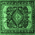 thumbnail image 1 of Ahgly Company Indoor Square Persian Emerald Green Traditional Area Rugs, 6' Square, 1 of 4