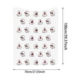 thumbnail image 6 of Halloween Ghost Blanket, Soft Reading Throw Blanket with Cute Ghost Design for Home Bedroom Sofa Decor, Cozy Fall Holiday Blanket for Indoor Party Decoration, 6 of 7