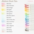 thumbnail image 3 of 12 Pack: Zebra Mildliner™ Double Ended Brush Pen, 3 of 3