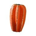 thumbnail image 2 of Ceramic Vase Star Fruit Shape Vase Minimalist Durable Decorative Modern Tabletop Orange Tall, 2 of 9