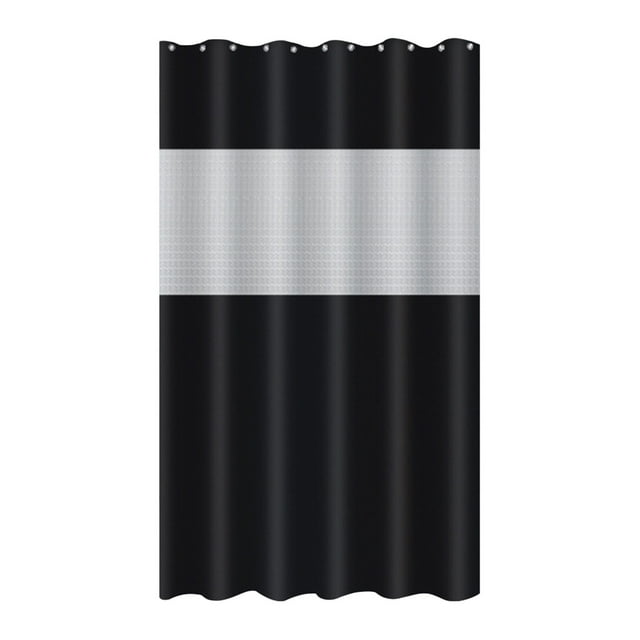 Rbaofujie Rideau de Douche pour Salle de Bain Moderne Rideau de Douche Hiver 71x71 Pouces Long Ensemble de Rideaux de Douche, Style Hôtel avec Fenêtre Translucide