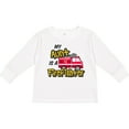 thumbnail image 3 of Inktastic My Aunt is a Firefighter with Fire Truck Boys or Girls Long Sleeve Toddler T-Shirt, 3 of 5