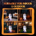 thumbnail image 2 of Zimtown 4 FT Halloween Outdoor Decor Halloween Ghost Lighted Halloween Yard Decoration for Party, 2 of 7