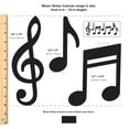 thumbnail image 2 of FreshCut Crafts Punch Out Paper Cutouts, Black Music Notes, 70 Pieces, 2 of 5