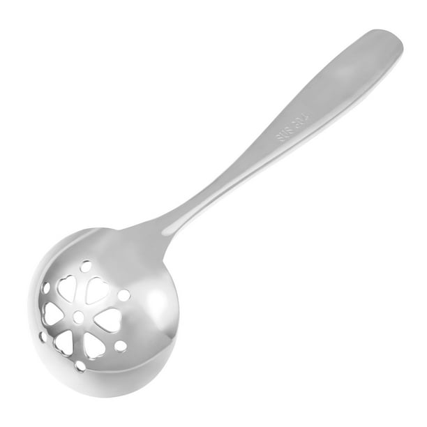 EeaseMX 1 cuchara de filtro de acero inoxidable para espumadera, colador de alimentos para cocina.