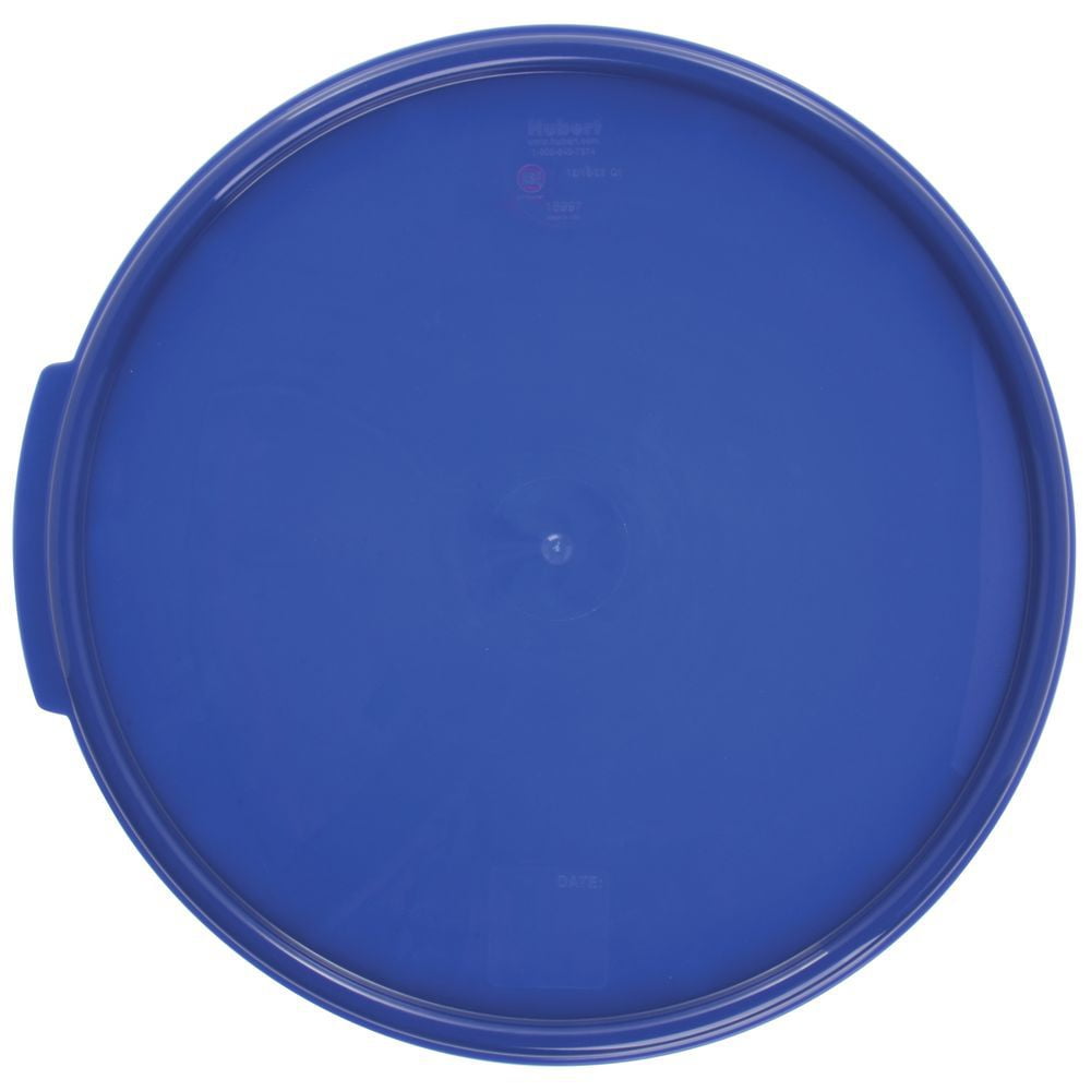 HUBERT® Lid for Round Food Storage Containers 12, 18 and 22 qt - 12"Dia