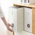 thumbnail image 4 of Clearance Bookends Supplies Plastic Organizer Book Stand Magazine Display File Rack A4 Paper Storage Holder Supplies (White), 4 of 6