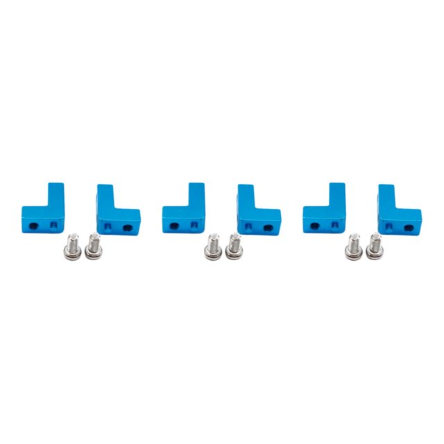 maskred Improve Handling And Performance With Servo Base For ECX 1/12 RC RGT 136100 Compatible With ECX 1/12 Rc RGT 136100 blue 3Set