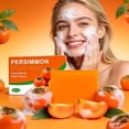 thumbnail image 4 of Uxgjfwu Persimmon Soap Bar, Persimmon And Green Tea Extract, Natural Body Care Soap, Gentle On All Skin Types for Men And Women Daily Use, 3.53 oz, 4 of 9