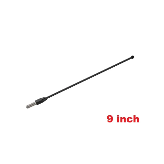 9" inch Black Stainless Antenna Mast Power Rod Radio AM/FM for VOLVO V40 1996-2004 New