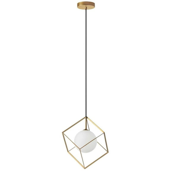 Dainolite 1LT Halogen Pendant Gold