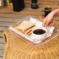 thumbnail image 4 of Sunjoy Tech High-transparent Acrylic Tray Non-slip Multi-purpose Storage Solution Wide Application Versatile Tray, 4 of 8