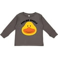 thumbnail image 3 of Inktastic Duck Feeling Ducky Boys or Girls Long Sleeve Toddler T-Shirt, 3 of 5