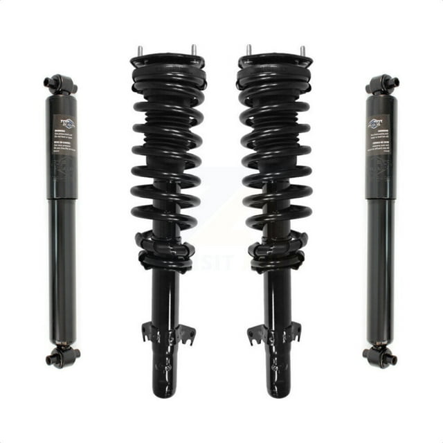 Transit Auto Front Rear Complete Suspension Shocks Strut and Coil Spring Mount Assemblies Kit for Car Ford Fusion Mazda 6 Lincoln MKZ Zephyr Mercury Milan Left Right Driver Passenger Side K78M-100039