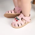 thumbnail image 2 of Toddler Shoes Girl Baby Girls Sandals Summer Shoes Outdoor First Walker Toddler Girls Shoes for Summe,Red, 2 of 6