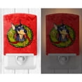 thumbnail image 2 of Caroline's Treasures SS4184CNL Doberman Cristmas Wreath Ceramic Night Light, 6x4x3", multicolor, 2 of 2