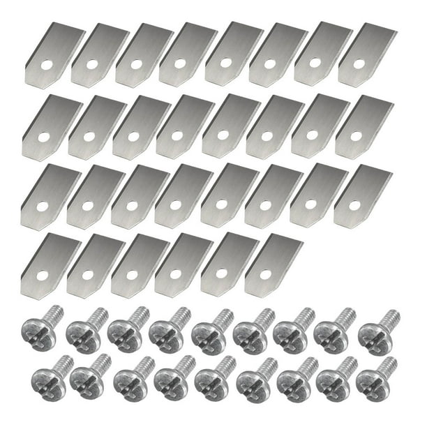Juego de cuchillas para cortacésped de 30 Uds., cuchillas afiladas para cortacésped de 0,7 MM para cortacésped Gardena JShteea El nuevo