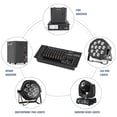 thumbnail image 6 of SDFGTstore Portable DMX512 Control Board 8 Smooth Fader 50 Step Effects Battery Power Type C Charging for Nightclub Event Use, 6 of 10