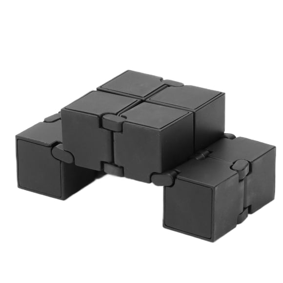 Fingertip Puzzle Toys, Infinite Flipping Toys   Decompression Relaxing Noiseless Steel Ball  For Office Black,Silver,Rose Gold
