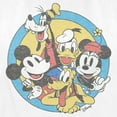 thumbnail image 2 of Women's Mickey & Friends Retro Buddies Graphic Tee White Small, 2 of 4