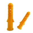 thumbnail image 1 of 300 Pcs Ribbed Plastic Anchor Wall Plastic Expansion Pipe Tube Wall Plugs For M6 Self-tapping Screws ,Easy to Use, 1 of 5