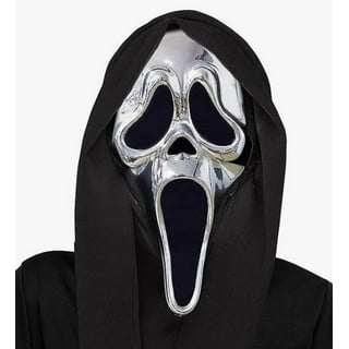 Mens Wassup Scary Movie Mask Film Halloween Scream Horror Fancy Dress  Costume Accessory (One Size) Black