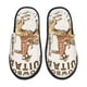 thumbnail image 1 of Fotbe Cowboy Rodeo Guitar Pantuflas Peludas para Mujer con Estampado, Zapatillas de Peluche, Zapatos de Invierno para Casa, Uso Interior y Exterior-Medium, 1 of 8