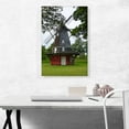 thumbnail image 2 of ARTCANVAS Windmill in Denmark Canvas Art Print - Size: 26" x 18" (0.75" Deep), 2 of 9