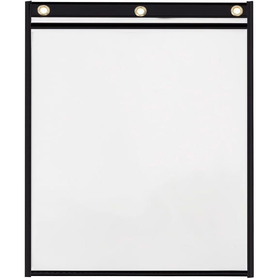 Partners Brand Heavyweight Stitched Job Ticket Holders 9" x 12" Black 15/Case (JTH150)
