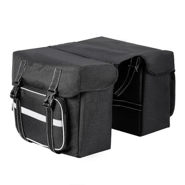 Bike Bags for Bicycles Rear Rack Bicycle Rear Rack Bag with Ultra-Stable Hooks & Large Pockets, Bike Trunk Bag,Anti-Tear Bike Storage Bag for Cycling Touring/Commuting/Shopping