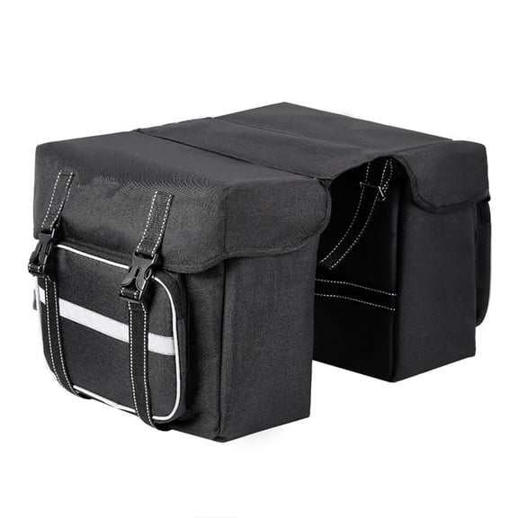 Rear Bike Rack Bag, 25L Waterproof Bicycle Ebike Saddle Bag Cycling Pannier Trunk Carrier Travel Outdoor, Bicycle Trunk Bag, Cycling Rear Seat Carrier Backseat Storage Luggage