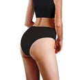 thumbnail image 4 of Yunleeb Seamless Underwear for Women No Show Panties Feel Air Hipster Panties for Women Pack 4 (XS~XL) MIX2 XL, 4 of 10