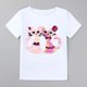 thumbnail image 5 of Ropa Para Bebé (Niño O Niña), Atuendo Para Niño Pequeño, Camiseta Blanca Con Estampado De Lentejuelas Y Decoloración Divertida De Algodón A La Moda Odeerbi  LM103-11437, 5 of 9