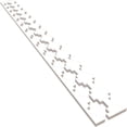 thumbnail image 6 of Ekena Millwork 94"H x 1"T Gypsum PVC Adjustable Decorative Slat Wall Panel Kit, Unfinished (contains 14 Slats + 1 Straight Edge Starter Slat), 6 of 15