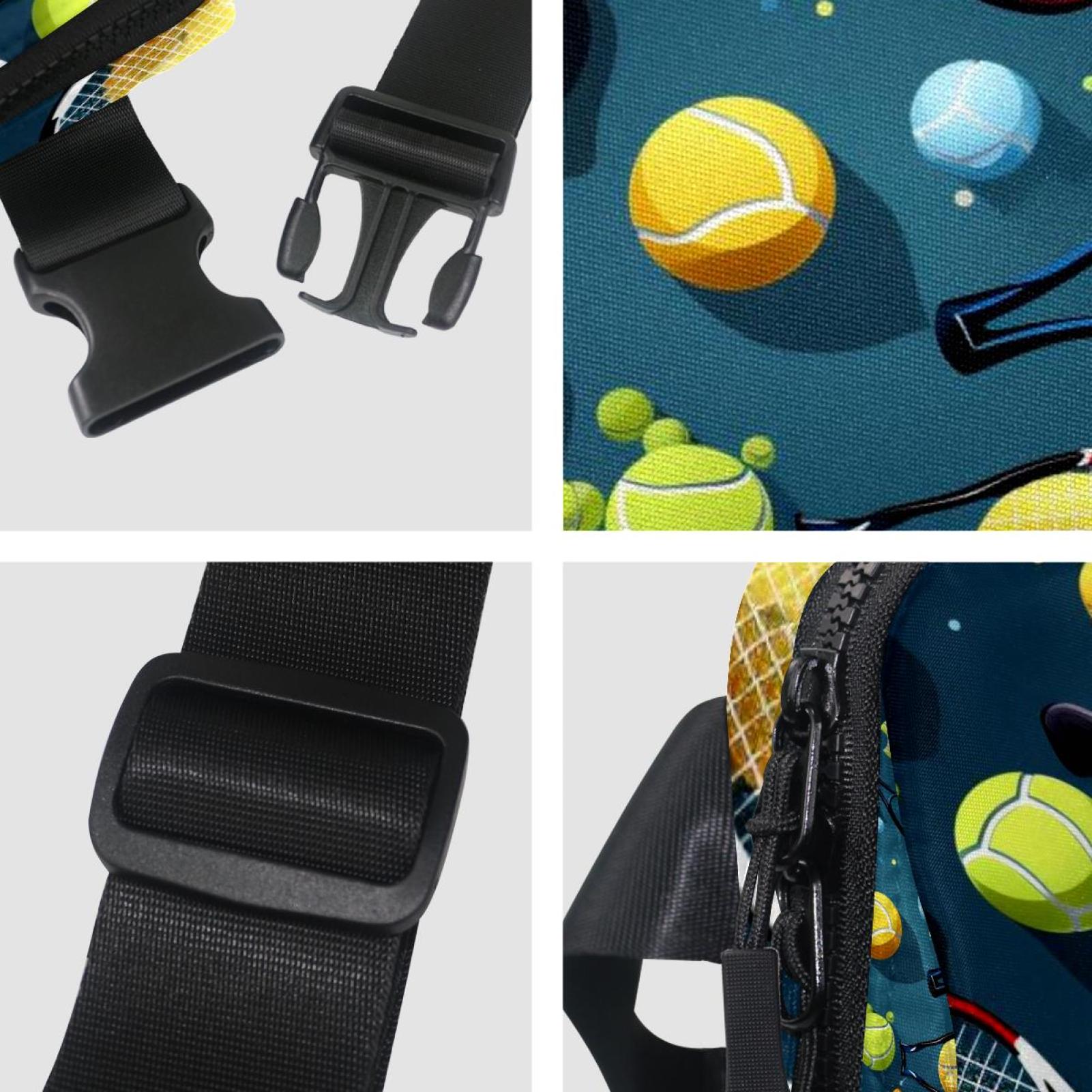 Tennis Running Belt Waist Packs Fanny Bag: Lightweight, Adjustable, with Extension Strap, Unisex
