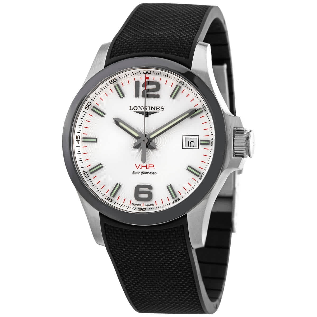 longines silver dial