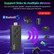 VIPQV Streaming Stick 4K, Media Player HDR/Dolby Vision with Voice Remote with TV Controls and Long-Range Wi-Fi