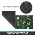 thumbnail image 6 of Pioneer Flower Floral Print Pattern Kitchen Rugs Sets Of 2, Anti Fatigue Non Slip Washable Floor Mats for Kitchen Sink Laundry, 17X30 Inch + 17X47 Inch, 6 of 6