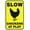 Warning Sign 3, variant on Chicken Crossing Slow Chickens at Play Sign - 8"x12", Coop Warning Metal Decor for Farm, Backyard, Rural Roads, Poultry Enthusiast Spaces
